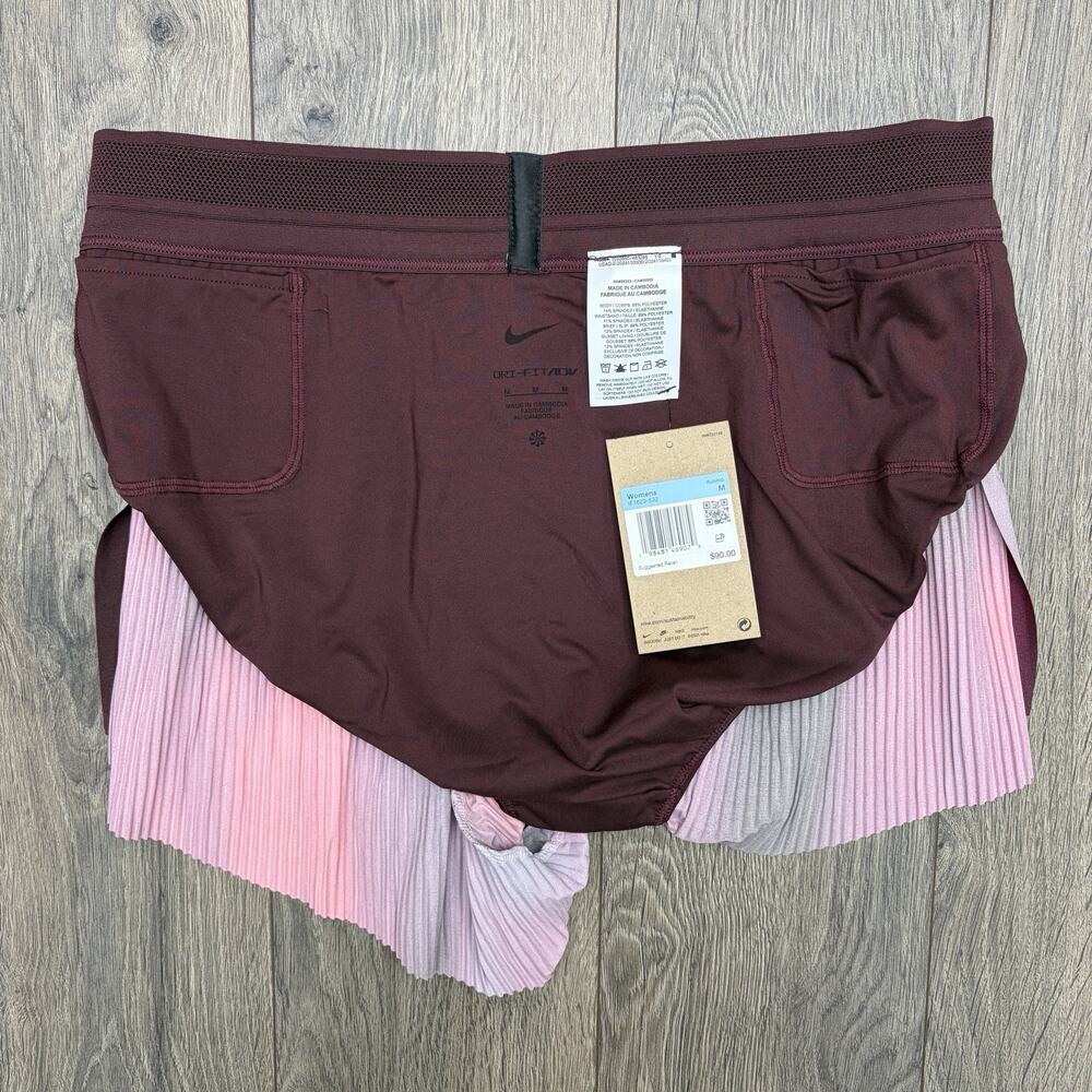 Nike Running Shorts Medium Womens Pink Faith Kipyegon 3" Aero Swift Mid Rise - Picture 14 of 16